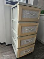 Ladekast met 4 laden - Kunststof, Ophalen, Gebruikt, 100 tot 150 cm, 3 of 4 laden