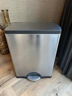 Simplehuman Afvalbak - Topkwaliteit!, Ophalen, Met pedaal, 50 tot 75 cm, Zo goed als nieuw