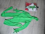 Morphsuit groen Carnaval 11-13 jaar, Ophalen, Gebruikt