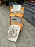 Stokke Tripp Trapp stoel, met newbornset en babyset, Ophalen, Gebruikt, Meegroeistoel, Stoelverkleiner