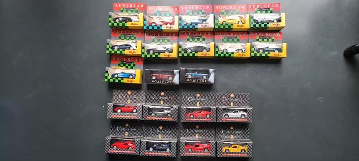 Maisto & Collezione (Shell) modelauto's, Hobby en Vrije tijd, Modelauto's | 1:18, Ophalen of Verzenden