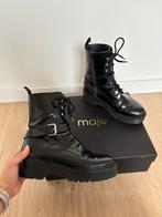 Maje bikerboots maat 38, zwart leer origineel, Kleding | Dames, Schoenen, Ophalen of Verzenden, Zo goed als nieuw, Zwart