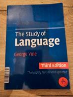 The study of language - George Yule, Ophalen of Verzenden, Zo goed als nieuw, Overige niveaus, Engels