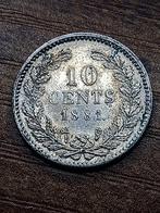 10 cent 1881, Postzegels en Munten, Munten | Nederland, Zilver, 10 cent, Ophalen of Verzenden, Koning Willem III
