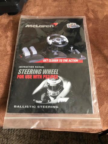 McLaren Ballistic Steering Wheel PS2/PSX beschikbaar voor biedingen