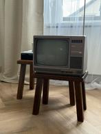 Philips 12TX2501/20L – Vintage draagbare zwart-wit tv (1983), Ophalen of Verzenden