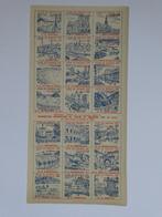 Tour de France 1949 zeldzaam Postzegelvel Frankrijk, Verzamelen, Sportartikelen en Voetbal, Nieuw, Overige typen, Overige sporten