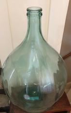 Grote groene bolvaas  ongeveer 50 cm hoog, Huis en Inrichting, Woonaccessoires | Vazen, Ophalen, Minder dan 50 cm, Groen, Glas