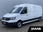 Volkswagen Crafter 35 2.0TDI 140PK L4H3 Sensoren Airco 12V B, Auto's, Voorwielaandrijving, Stof, Zwart, 4 cilinders