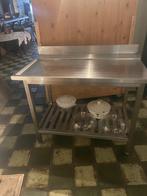 Rvs werktafel, Ophalen, Zo goed als nieuw