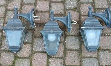 Buitenverlichting Wandlampen (3 stuks) beschikbaar voor biedingen