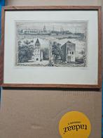 Oude prent van Zutphen en Doesburg, Antiek en Kunst, Ophalen of Verzenden