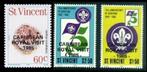 St. Vincent 1985, Royal Visit, print, postfris., Postzegels en Munten, Postzegels | Thematische zegels, Koningshuis, Verzenden