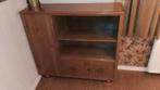 Vintage Boekenkast/Vitrine kast/dressoir, Gebruikt, 100 tot 150 cm, 100 tot 150 cm, Vintage