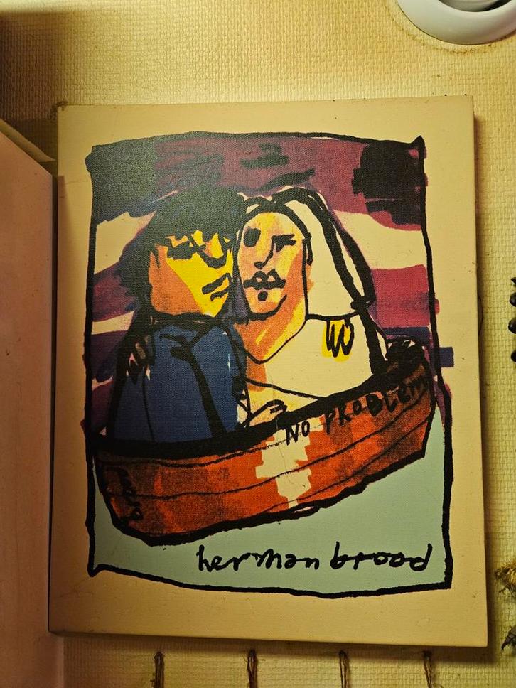 Herman Brood Schilderij - Boot, Antiek en Kunst, Kunst | Overige Kunst, Ophalen of Verzenden