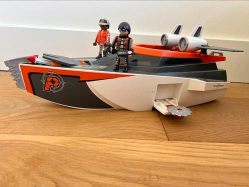 PLAYMOBIL SPY TEAM Turboschip - 70002, Kinderen en Baby's, Speelgoed | Playmobil, Gebruikt, Complete set, Ophalen of Verzenden