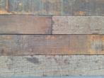 Azobe scheepsplanken  gedoubleerd  vlonder terras schutting, Ophalen, Gebruikt, Hout