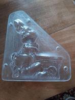 Vintage Chocolademal Haasje met Kar Polycarbonaat, Antiek en Kunst, Curiosa en Brocante, Verzenden