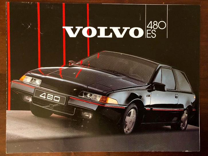 Volvo 480 ES folder 1986, Boeken, Auto's | Folders en Tijdschriften, Zo goed als nieuw, Volvo, Verzenden
