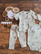 Baby boy wibra setje groen broekje shirtje romper maat 50, Kinderen en Baby's, Babykleding | Maat 50, Ophalen of Verzenden, Nieuw