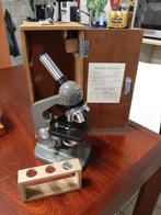 4 microscopen met elk 3 lenzen uit 1978/80, Ophalen of Verzenden, Gebruikt, Minder dan 400x, Onderdelen of Toebehoren