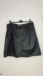 Imitatie leren rok, Kleding | Dames, Grote Maten, Ophalen of Verzenden, Zo goed als nieuw, Zwart, Rok