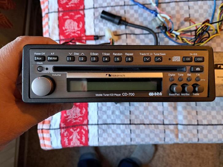 Te koop : Nakamichi CD-700 + Nakamichi MF-51 + Focal Solid 4, Auto diversen, Autoradio's, Gebruikt, Ophalen of Verzenden
