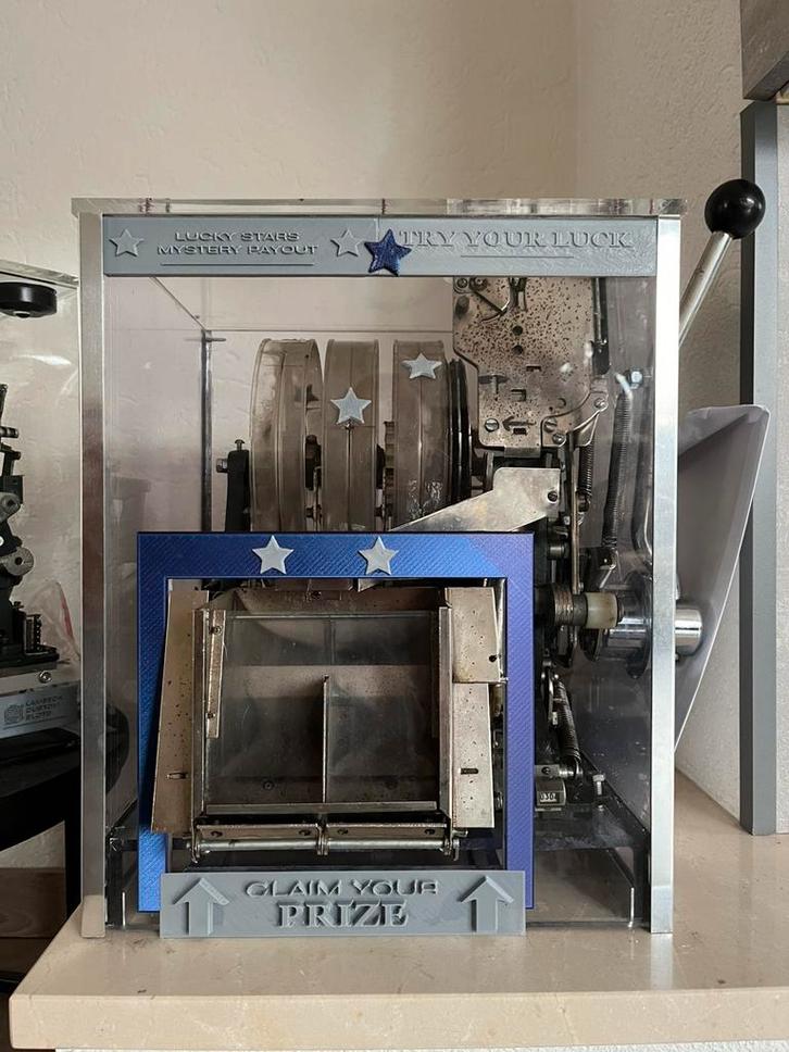 Aristocrat lucky stars dubbele jackpot slotmachine, Verzamelen, Automaten | Gokkasten en Fruitautomaten, Zo goed als nieuw, Ophalen of Verzenden