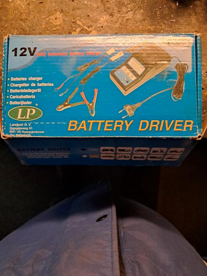 12V Acculader met Klemmen, Computers en Software, Beschrijfbare discs, Gebruikt, Overige typen, Ophalen