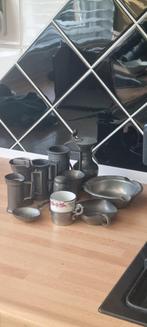 Vintage Tinnen/Pewter items- gestempeld, Ophalen of Verzenden
