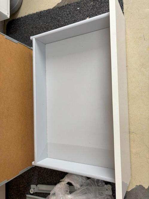 2 besta lades hoogglans wit, Huis en Inrichting, Kasten | Televisiemeubels, Gebruikt, Minder dan 100 cm, 50 tot 100 cm, 25 tot 50 cm