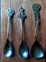 Verzilver Lepeltjes Limburgse Jagers/ISK Harskamp Militairia, Antiek en Kunst, Ophalen of Verzenden