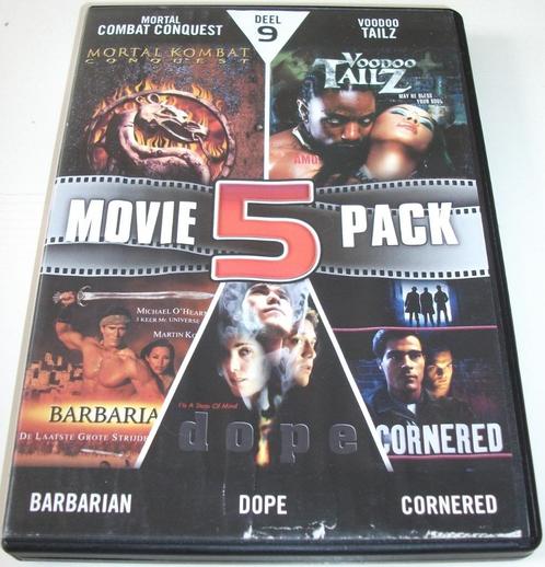 Dvd *** MOVIE 5 PACK *** Deel 9, Cd's en Dvd's, Dvd's | Actie, Zo goed als nieuw, Actie, Vanaf 16 jaar, Ophalen of Verzenden