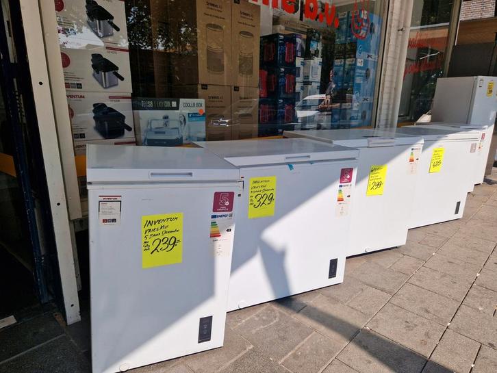 Nieuwe vrieskisten - Diverse modellen vanaf 239 euro, Witgoed en Apparatuur, Vriezers en Diepvrieskisten, Nieuw, Vrijstaand, Vrieskist