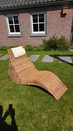 Zeer nette rieten/ rotan ligstoel Karlskrona van Ikea, Ophalen, Zo goed als nieuw, Rotan