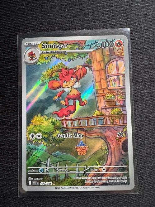 Simisear 100/086 - White Flare, Hobby en Vrije tijd, Verzamelkaartspellen | Pokémon, Nieuw, Losse kaart, Ophalen of Verzenden