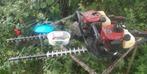 2x 2takt motor heggenschaar ikra mogatec, Ophalen, Gebruikt, Benzine, Ikra Mogatec