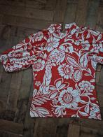 Juffrouw Jansen Top - Oranje Bloemen - Maat M, Maat 38/40 (M), Verzenden, Oranje, Zo goed als nieuw