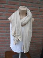 Beige mooie lange sjaal lengte 2 m, Kleding | Dames, Mutsen, Sjaals en Handschoenen, Ophalen of Verzenden, Nieuw, Sjaal