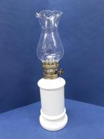 Olielamp, Tafellamp, keramiek, Antiek en Kunst, Antiek | Lampen, Ophalen of Verzenden