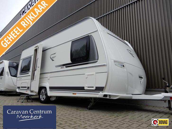 Fendt Bianco Selection 465 SFB +Mover +ATC +Airco, Caravans en Kamperen, Caravans, Bedrijf, tot en met 4, Rondzit, Fendt, Frans bed