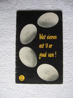 3x oud foldertje eieren voor omelet, maaltijd&gebak +1boekje, Verzenden, Gelezen, Overige typen
