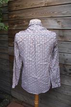 Blouse wit/ beige/ camel Eterna mt 38 Vaste prijs, Maat 38/40 (M), Wit, Ophalen of Verzenden, Zo goed als nieuw