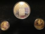 gouden dukaat + dubbele gouden dukaat + 1 zilveren, Postzegels en Munten, Munten | Nederland, Koningin Beatrix, Verzenden, Setje