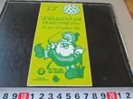 sticker 10e tuinsalon munsterbilzen belgië 1985 kabouter, Verzamelen, Stickers, Ophalen, Zo goed als nieuw, Bedrijf of Vereniging