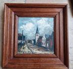 Schilderijtje zuid Limburgs dorpje, Ophalen of Verzenden