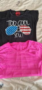 2 shirts 146/152, Ophalen of Verzenden, Gebruikt, Meisje, Shirt of Longsleeve
