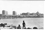 Scheveningen  Boulevard vanaf golfbreker., Ophalen of Verzenden, 1940 tot 1960, Ongelopen, Zuid-Holland