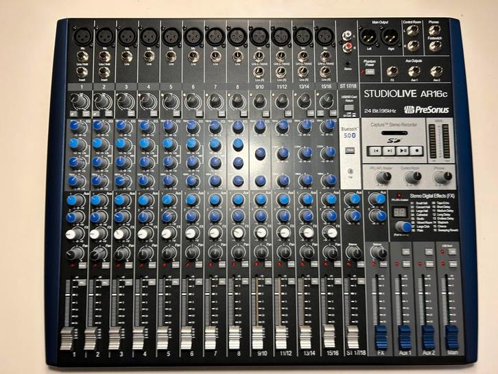 Presonus StudioLive AR16c, Muziek en Instrumenten, Mengpanelen, Zo goed als nieuw, Ophalen of Verzenden
