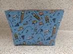 Blauwe toilettas met hengelsportprint, Ophalen of Verzenden, Nieuw
